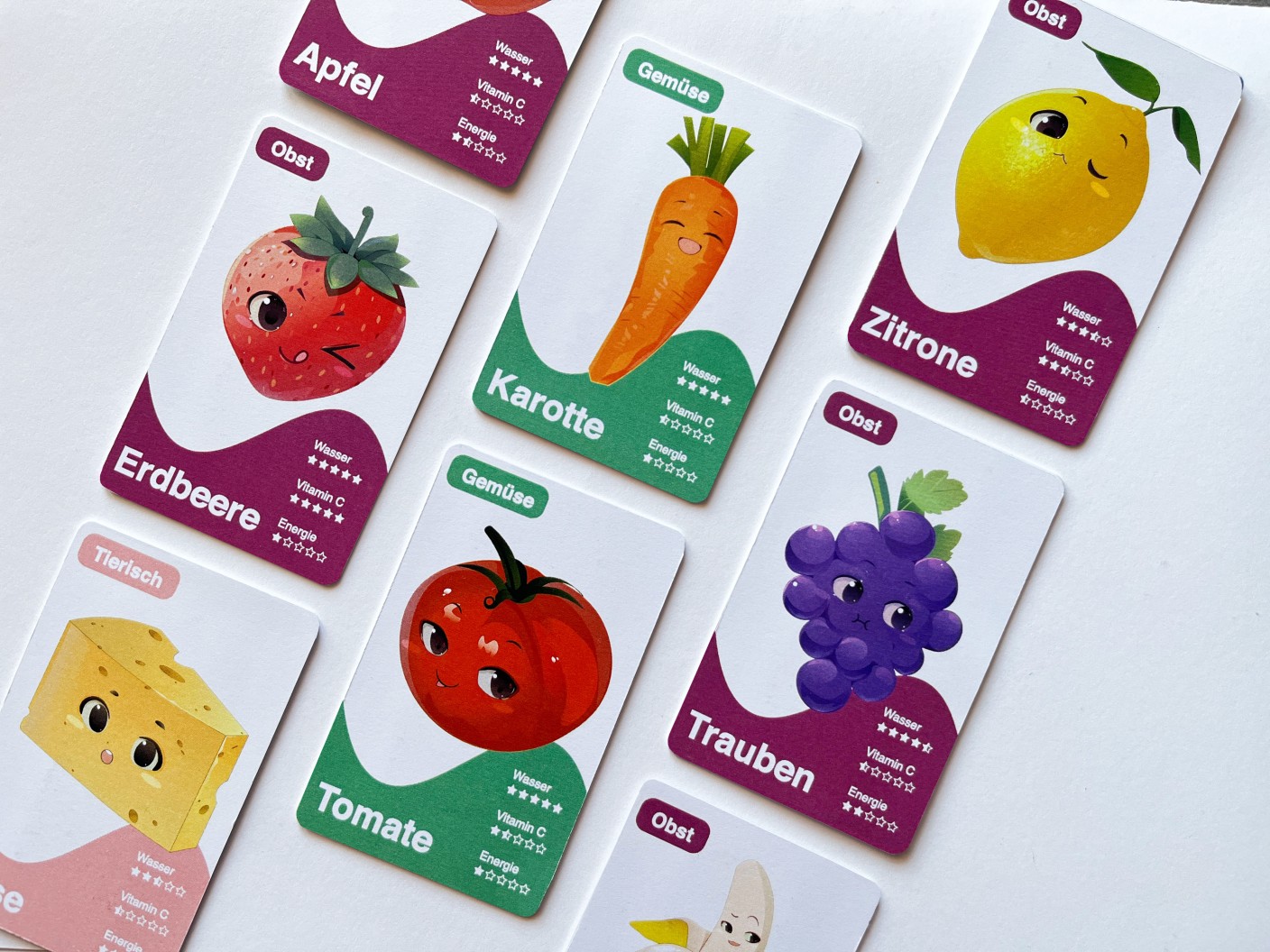 Cooking Cards Set